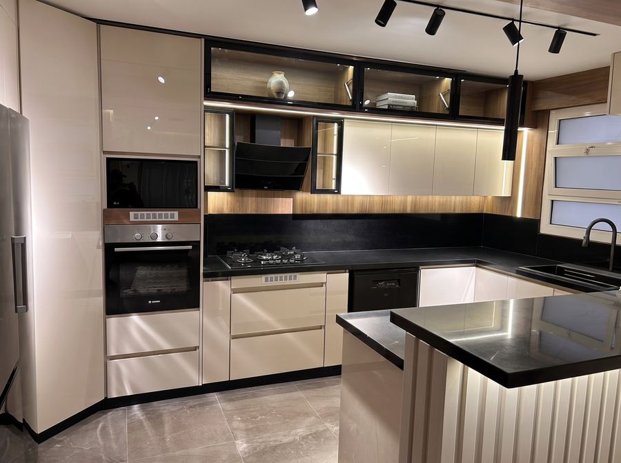 Cream kitchen
